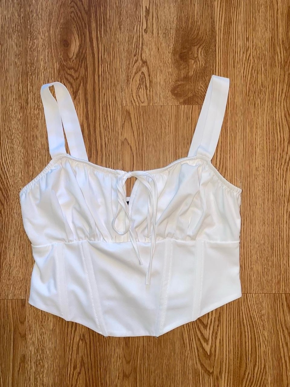 PacSun Kendall & Kylie White Bustier Corset Top